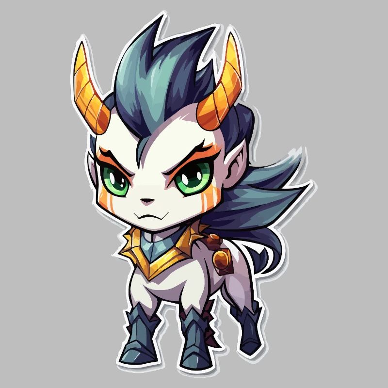 Chibi Dämonenpferd