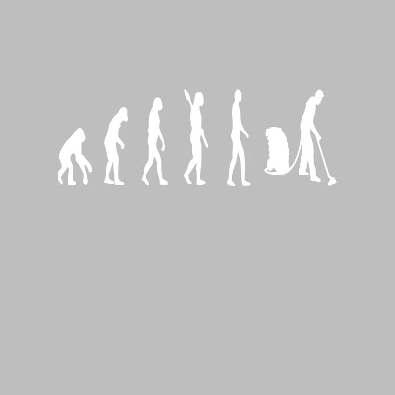 Evolution Hausmann Haushalt Ehemann Geschenkidee