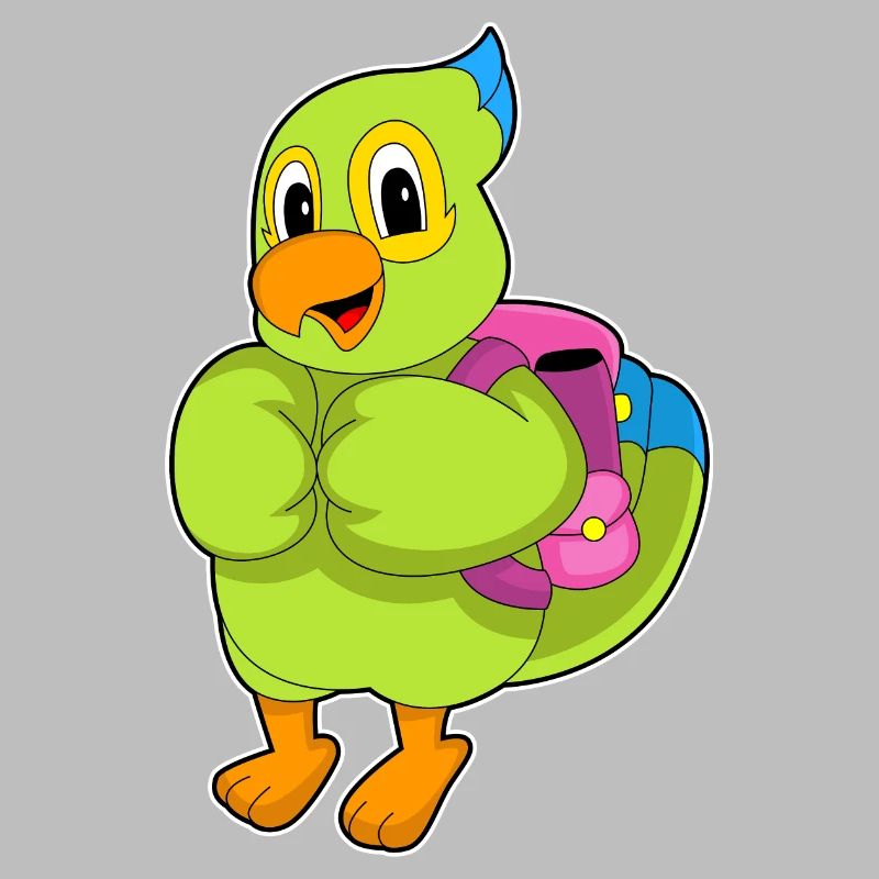 Parrot Student Backpack School