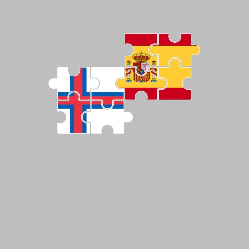 Färöer Spanien Flagge Spanisch Färinger