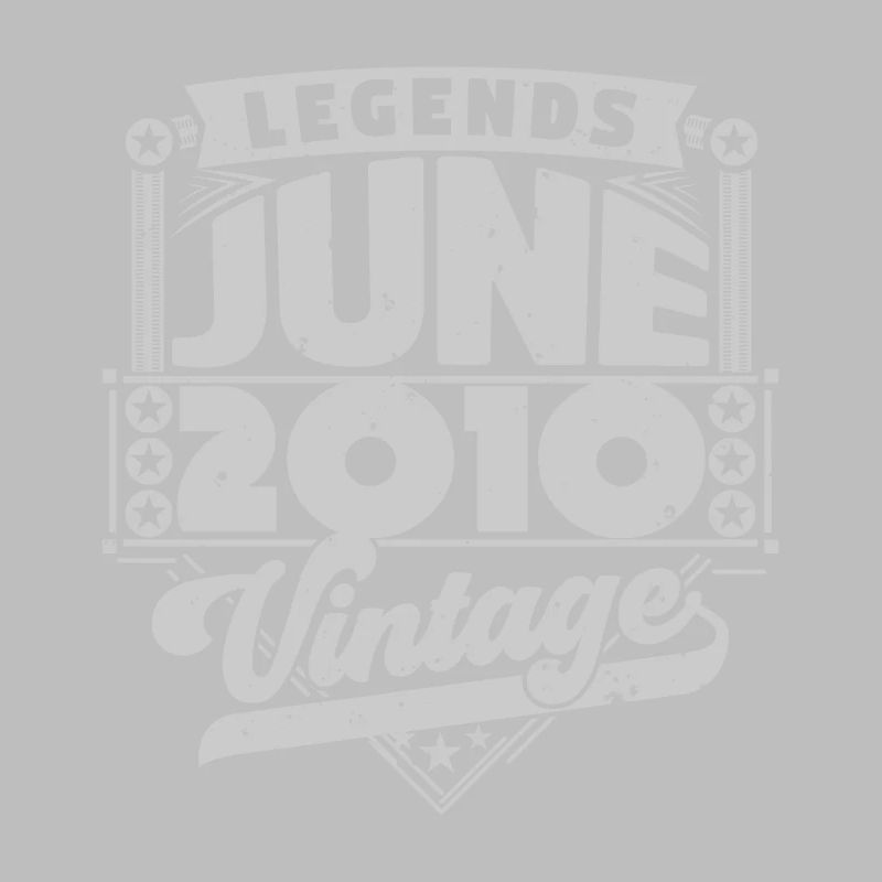 Vintage Geburtstagsgeschenk Juni 2010, Juni 2010.