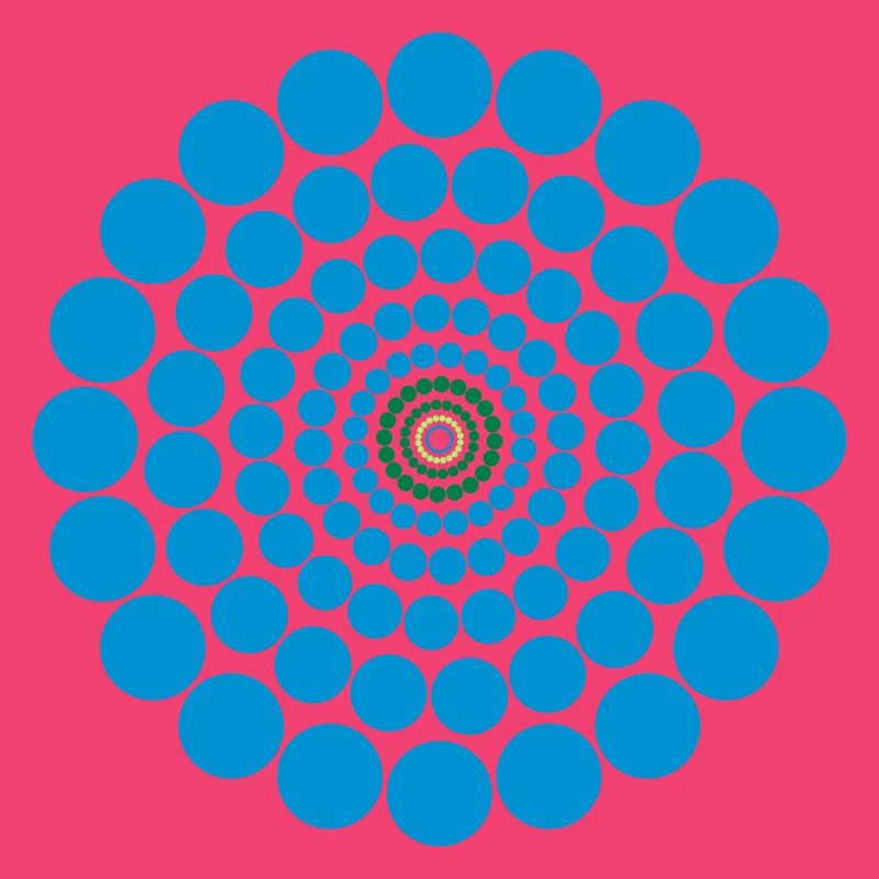 Circle Pattern Art Abstract Magical Gift Cool