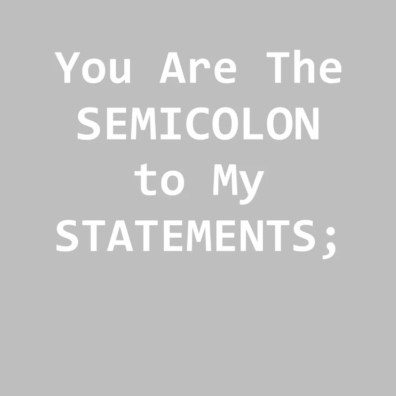 Programmeur Semikolion Computer Science Cadeau
