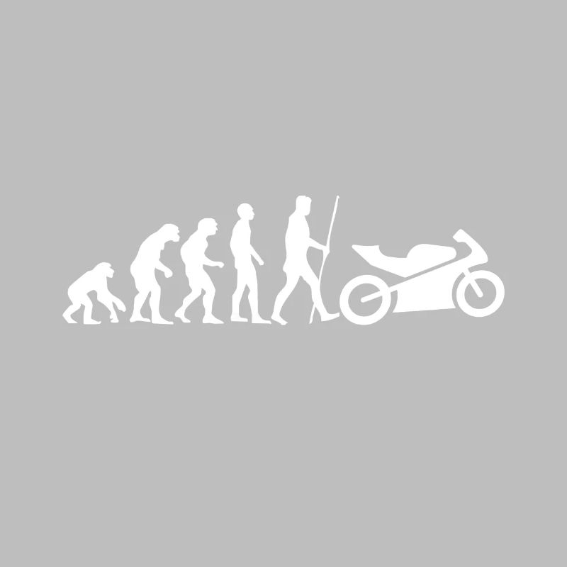 L'évolution de l'humanité est la moto