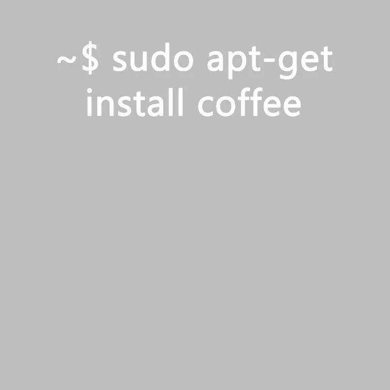 Sysadmin Linux sudo apt-get installer coffee