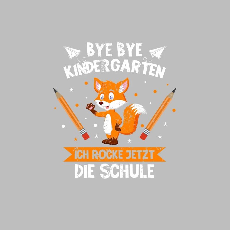Bye Bye Kindergarten Einschulung Fuchs Geschenk
