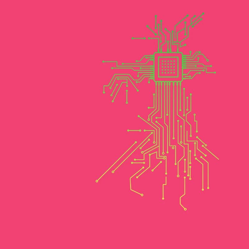 PCB Platinen Layout CPU Herz Computer Admin Nerd