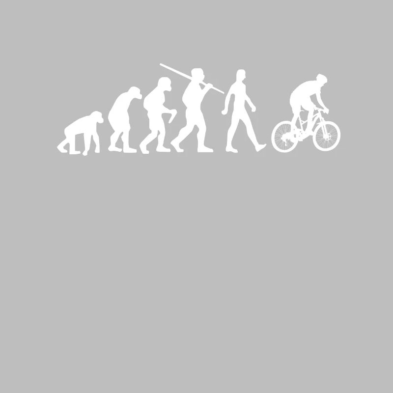 Radfahrer Evolution Biker