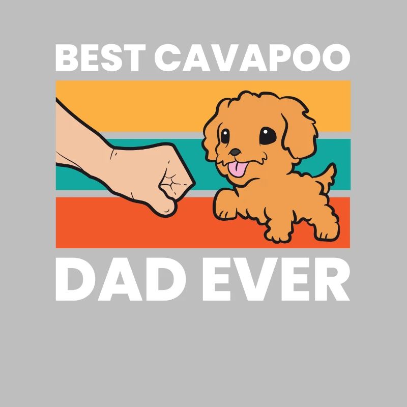 Cavapoo Dog Papa Cavoodle Meilleur Cavapoo Papa
