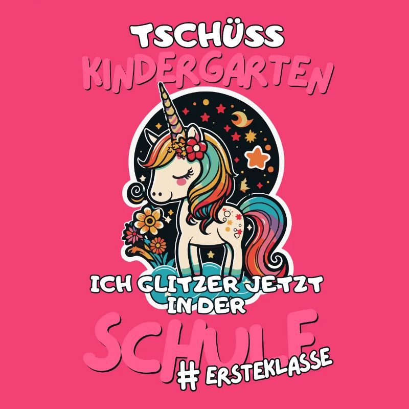 Glitzernde Einschulungsgeschenkidee für Mädchen