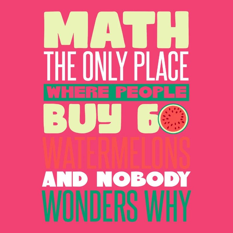 Math Pastèque drôle
