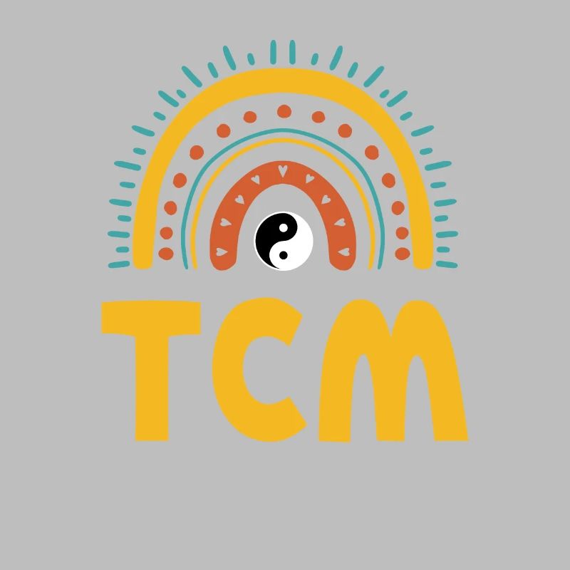 Mignon Tcm Boho Arc-en-ciel avec Yin Yang