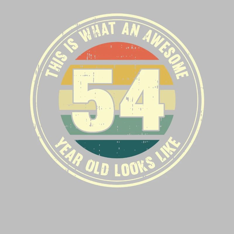 54. Geburtstag so sieht man mit 54 Retro Geschenk