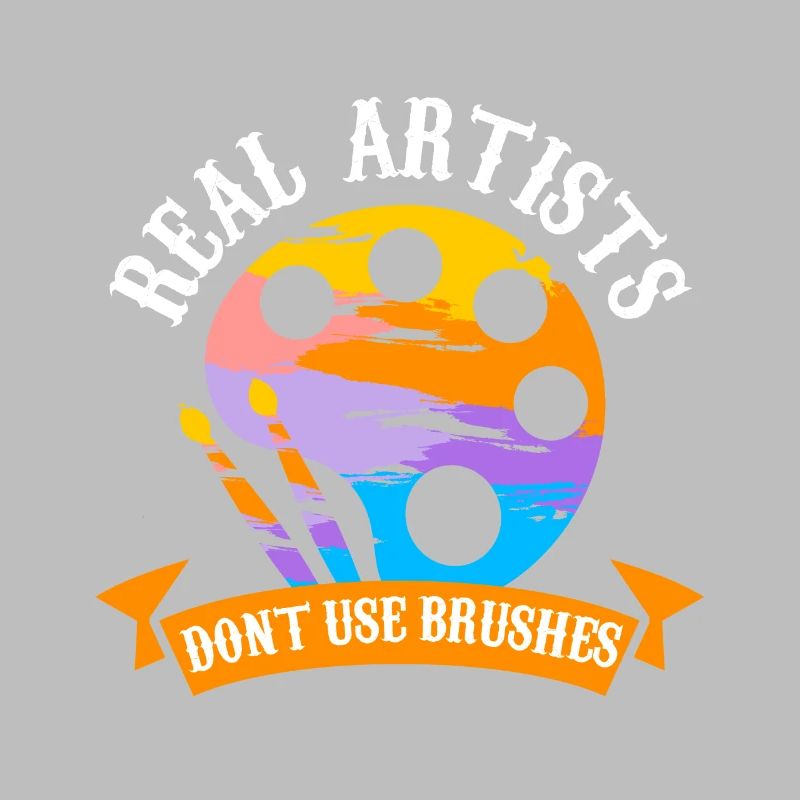 Real artists don't use brushes