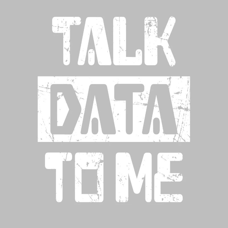 Sprechen Sie mit mir über Daten IT-Datenwissenschaftler Geschenk