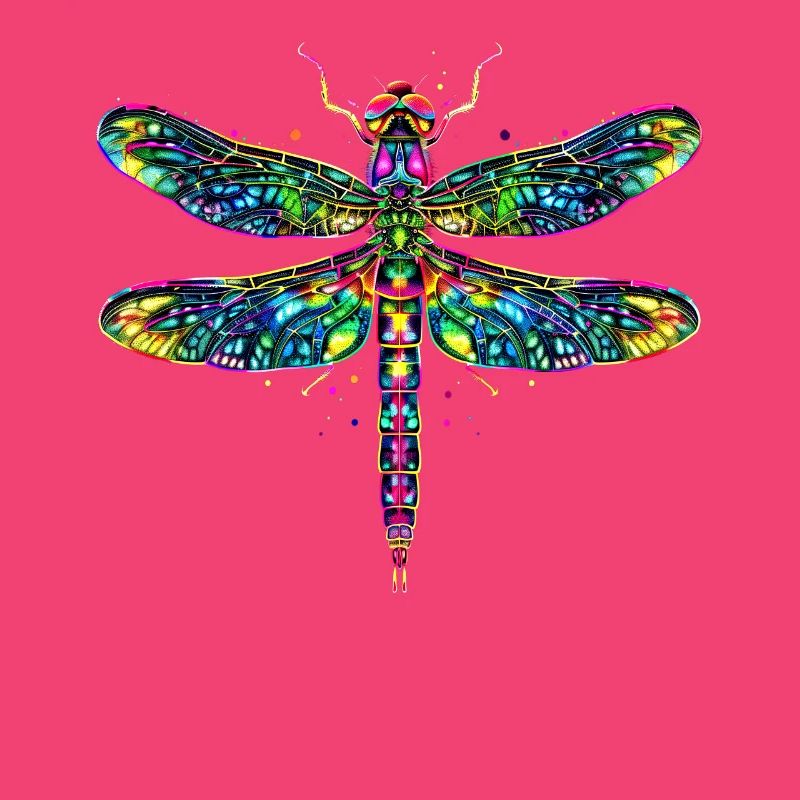 Libellule Libellule Ailes Colorées Libellules Mignonnes