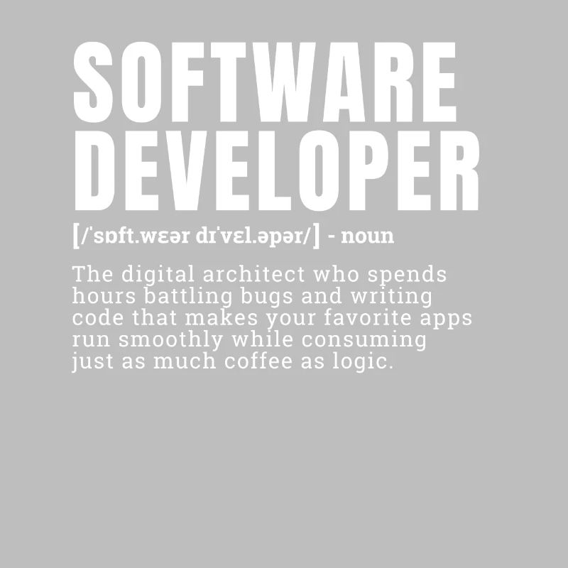 Funny Software Developer Occupation Definition Occ
