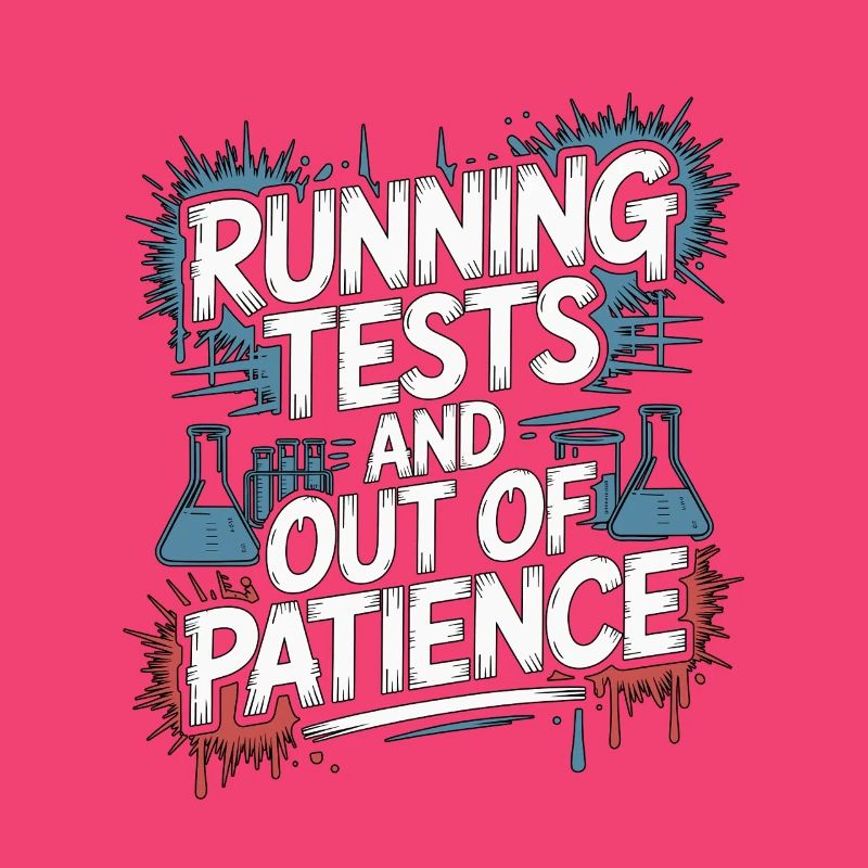Lab Technician Running Tests And Laboratory Work