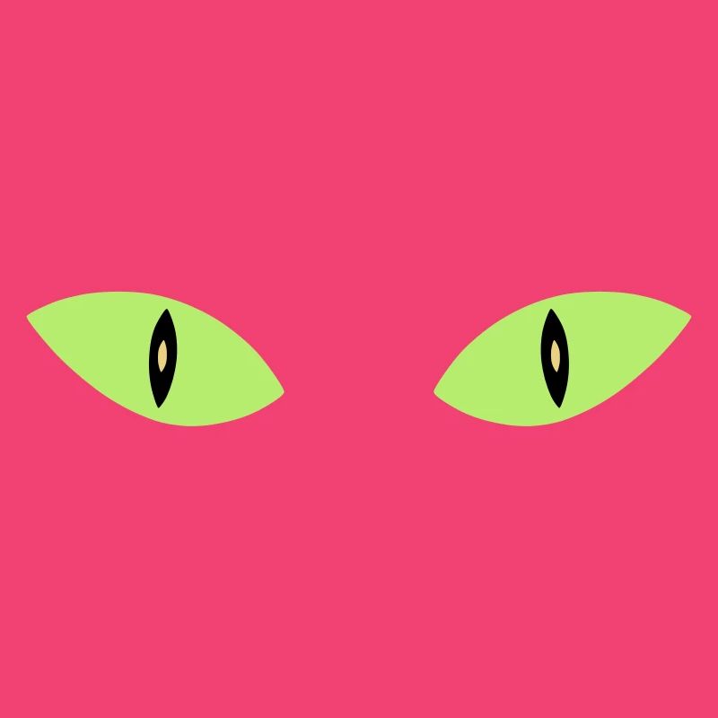 ★ Couleurs de conception modifiables ★ Deux yeux de chat