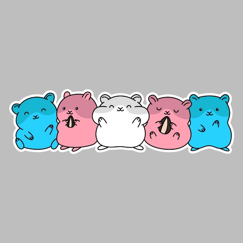 Conception de hamster trans pour les personnes trans
