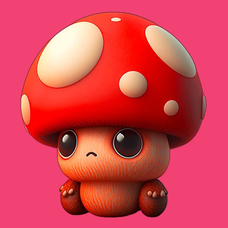 Cute Toadstool Monster Children