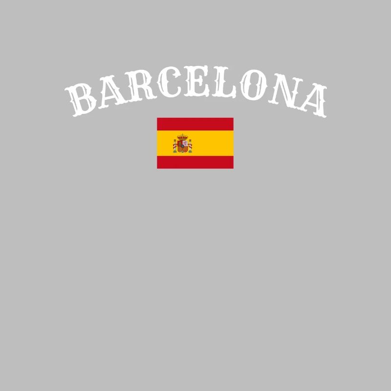 Barcelone, Espagne, Drapeau espagnol, Espagnols
