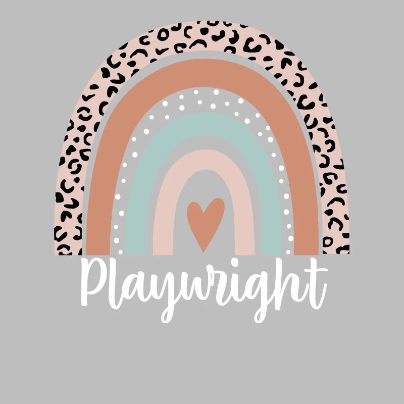 Playwright Rainbow Leopard Funny Playwright