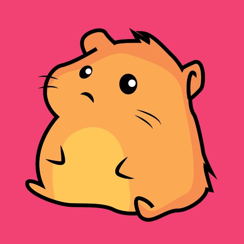 Chubby little hamster