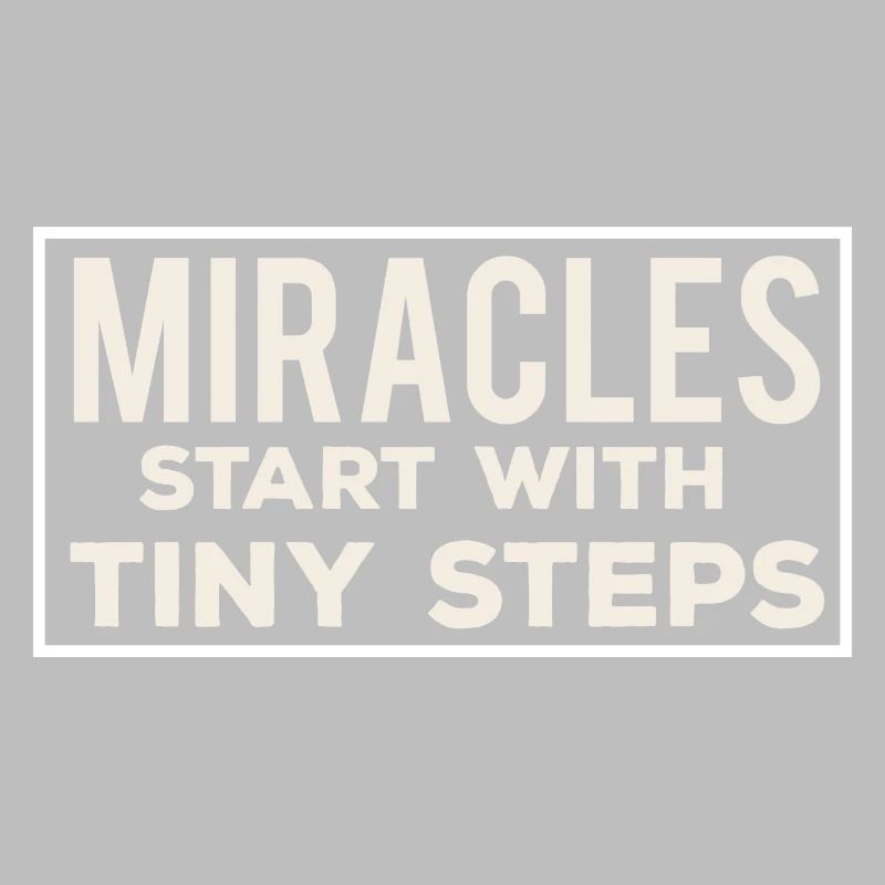 Les miracles commencent par de petits pas de Zi drôle