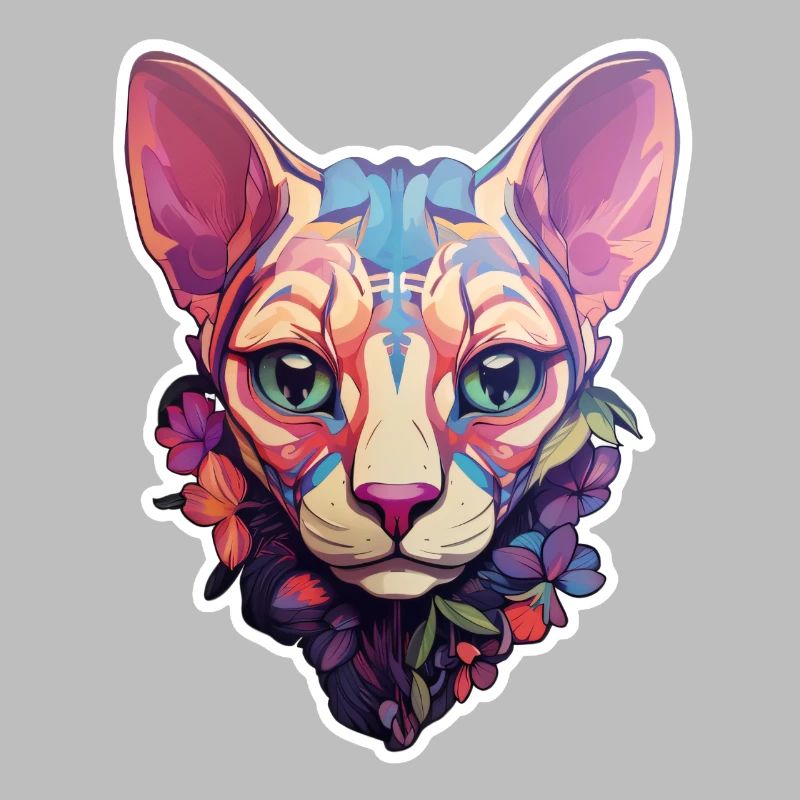 Sphynx-Katzenkopf