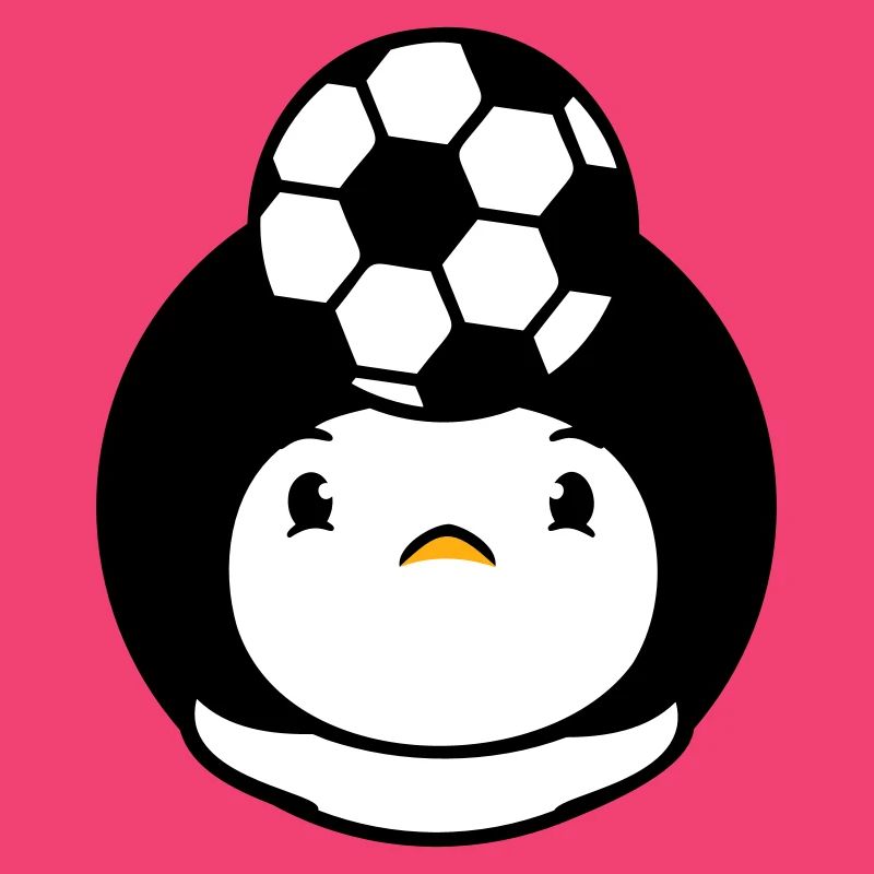 Duck Playing Soccer Header Ball Balancing Head