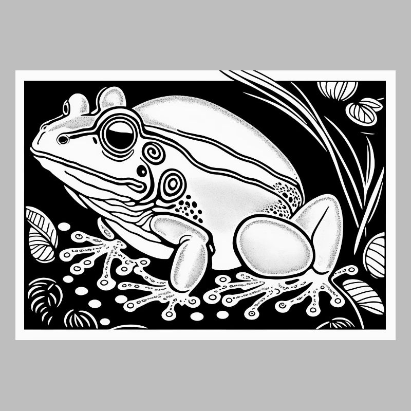 Frosch im Glück