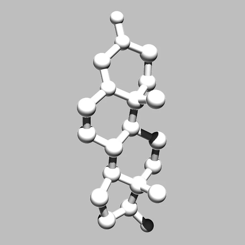 Fitness nerd testosterone molecule