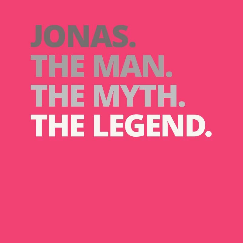 Jonas Name Spruch Geschenk