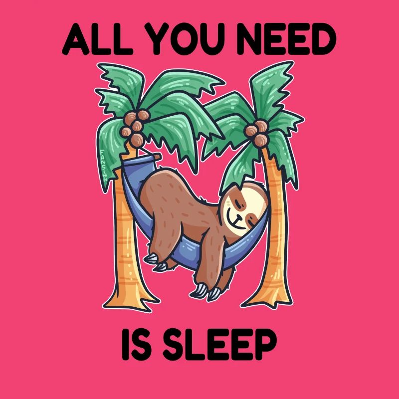 Sloth hammock sleeping