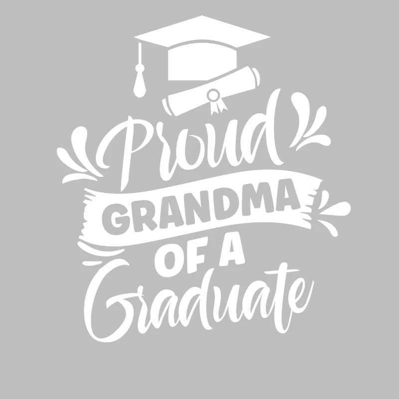 Stolze Großmutter Eines Absolventen Absolvent