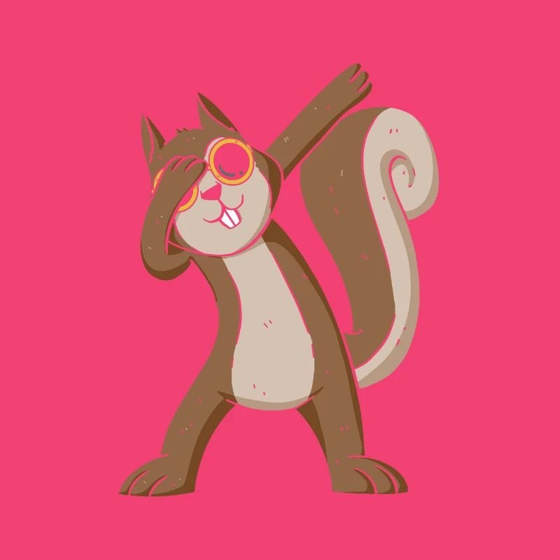 Eichhörnchen, cooles Eichhörnchen mit
