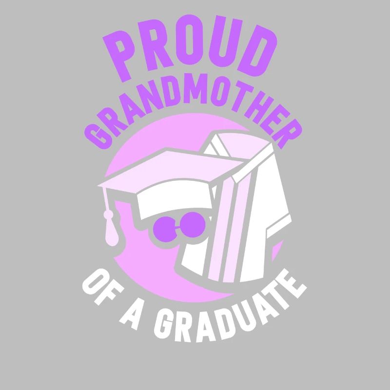Stolze Großmutter Eines Absolventen Absolvent