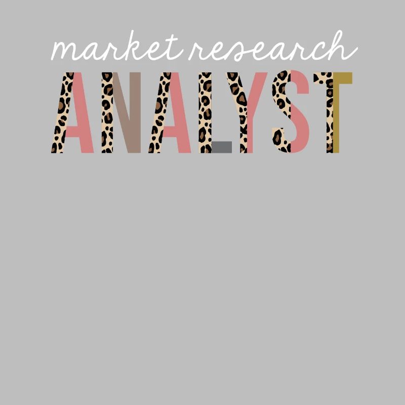Analyste d’études de marché Leopard Print Funny Gift