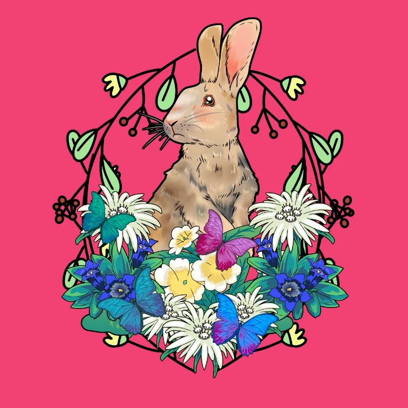 Early Spring Rabbit Easter Happy Easter Nature