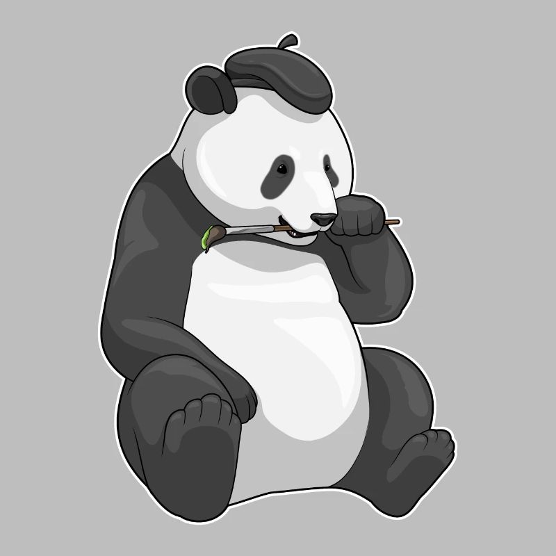 Panda Painter Brush