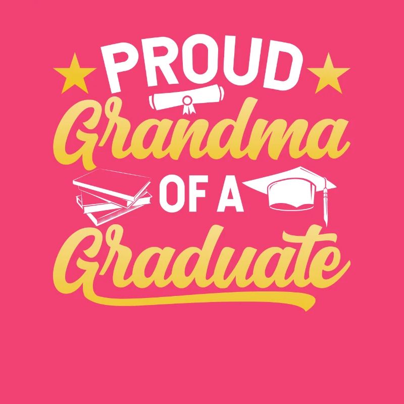 Stolze Großmutter Eines Absolventen Absolvent