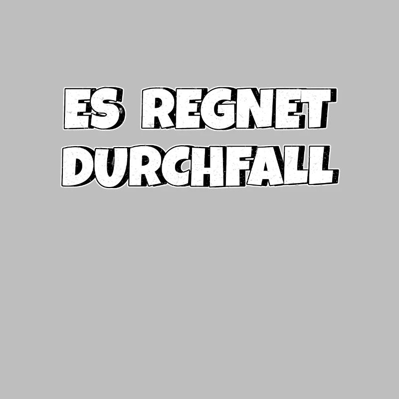 Es regnet Durchfall