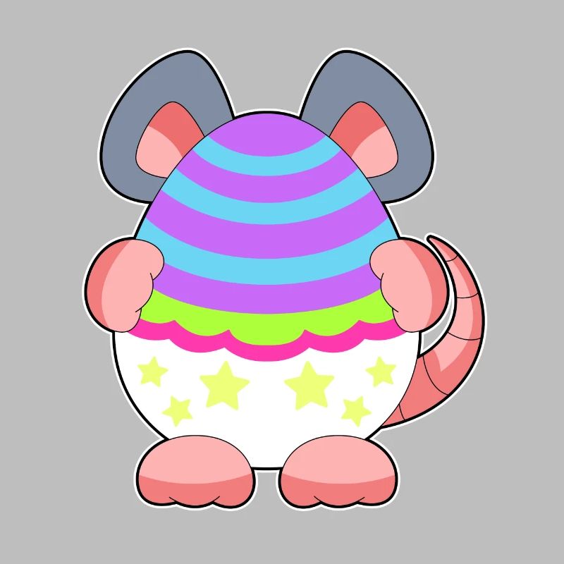 Mouse Easter Easter Egg Hide