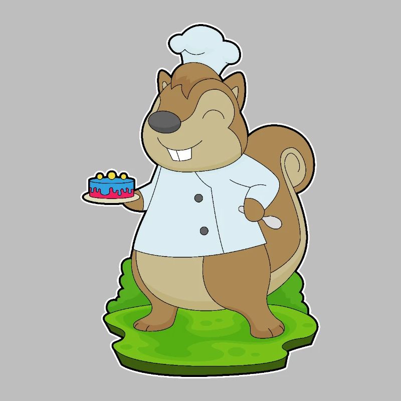 Squirrel Birthday Chef