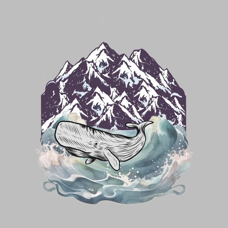 Mammifero marino Balena Pesce Mare