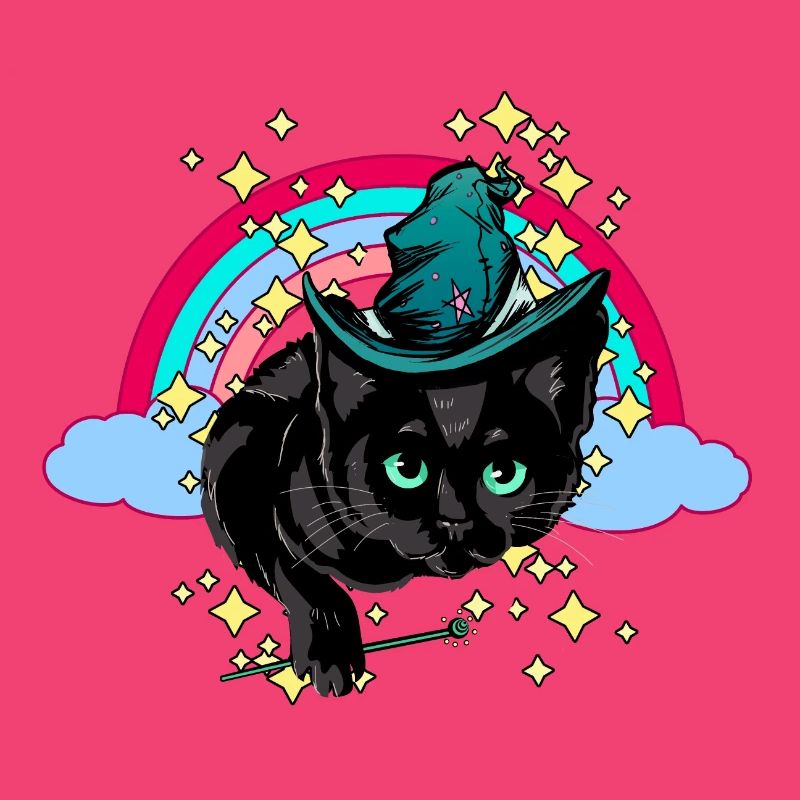 Magic Rainbow Spell Cat Magic