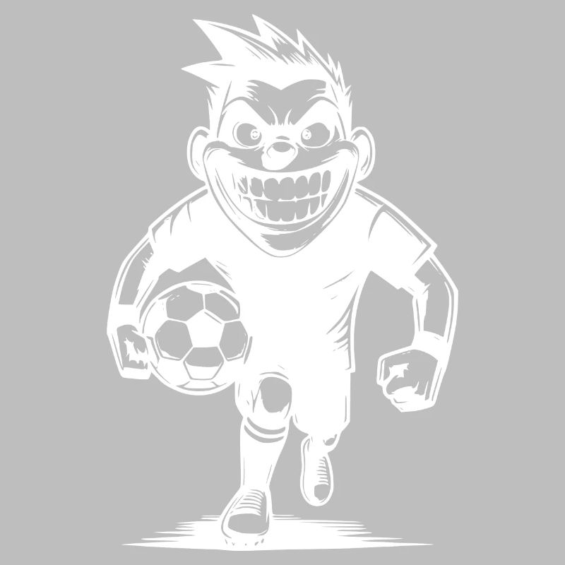 Funny referee with ball