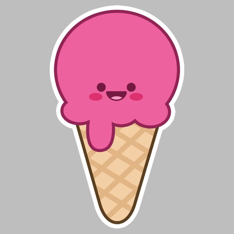Raspberry ice cream