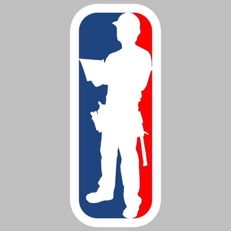 Construction worker logo